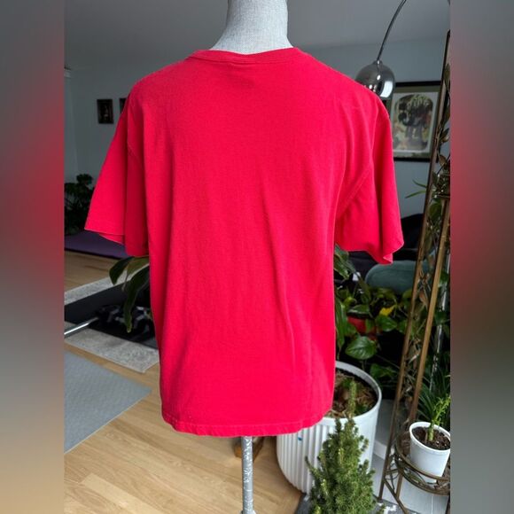 Vintage Warner Bros Studio Store Pepe Le Pew Penelope Pussycat Red Tshirt size L - Picture 8 of 9